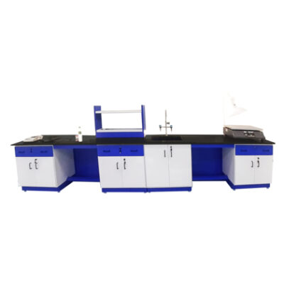 Laboratory Steel Furniture Side bench without rack with table top ...